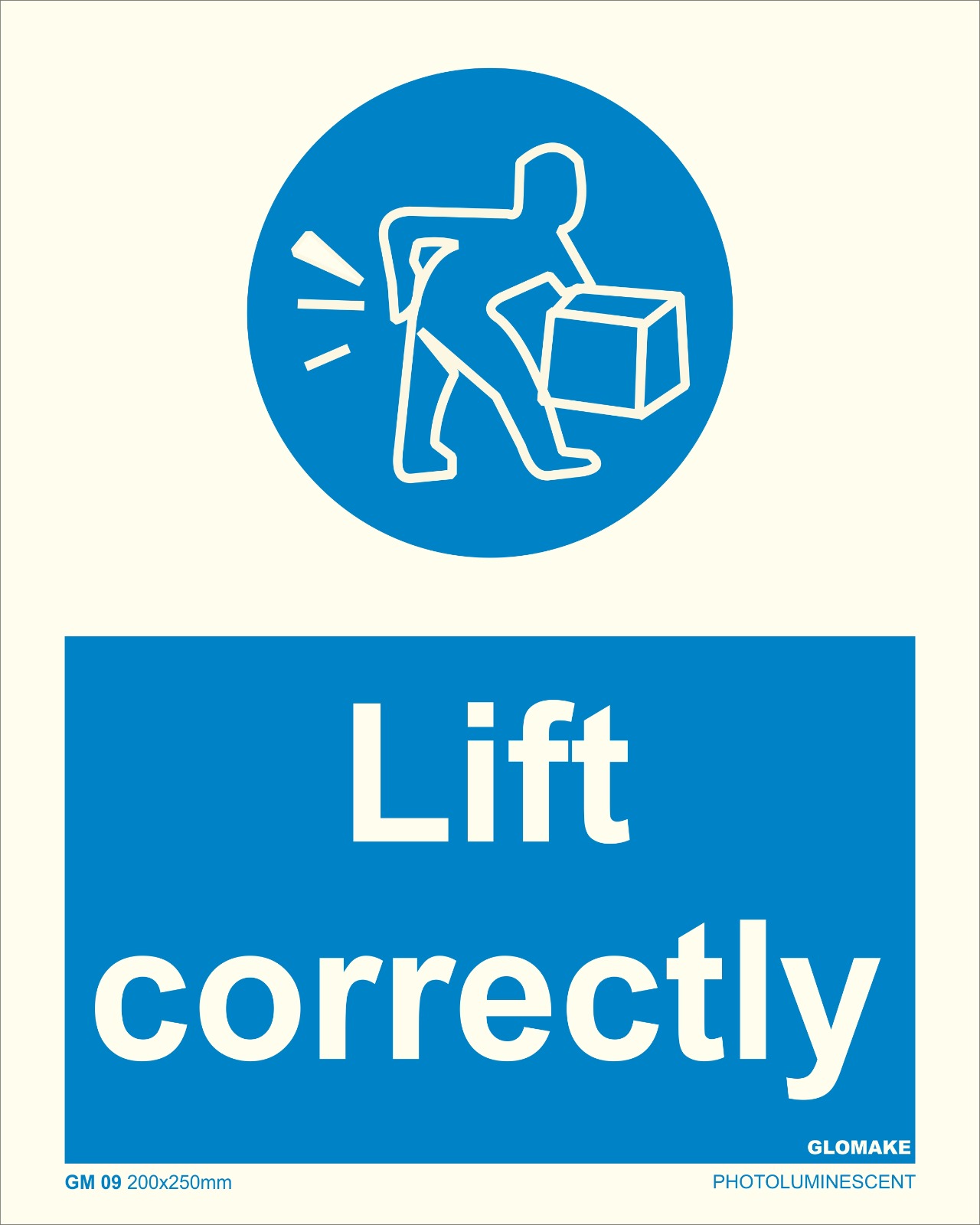 LIFT CORRECTLY 
(GM 09)